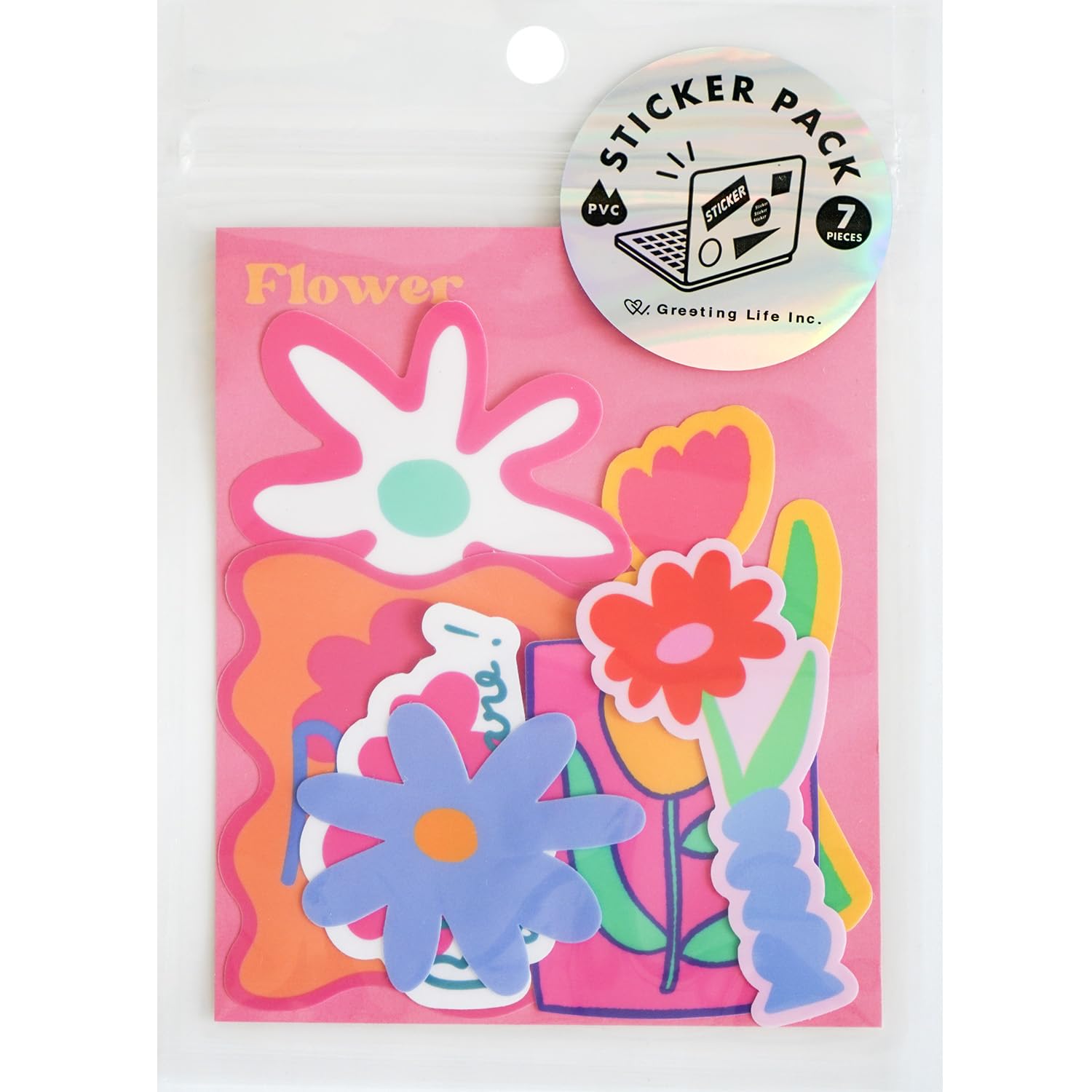s*d様 お花のラッピングset①♡コラージュ素材　おすそ分けファイル　ステッカ Amazon.co.jp: シック グリーティングライフ ステッカー パック MMCK